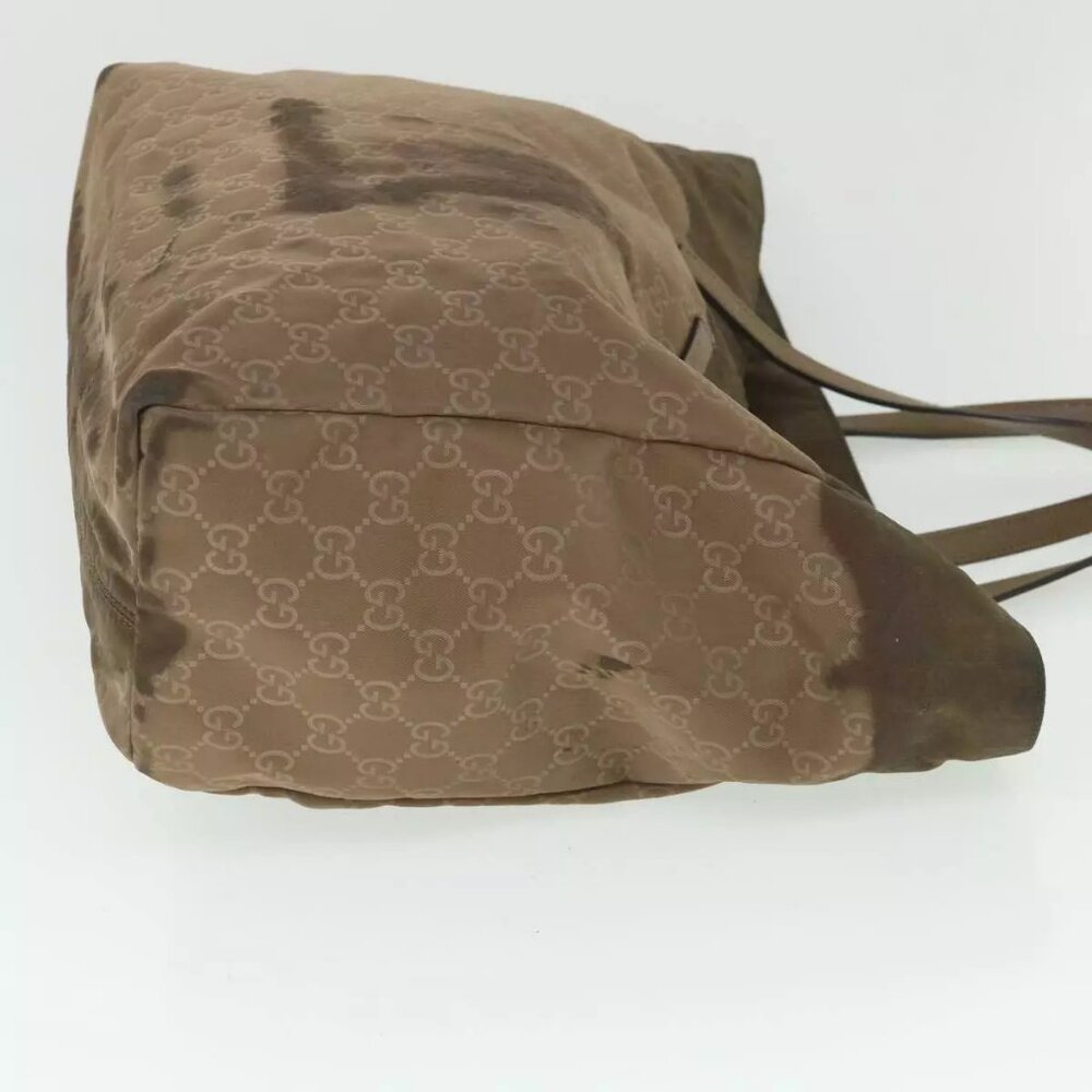 GUCCI GG Canvas Tote Bag Brown 282439 Auth - Picture 11 of 16